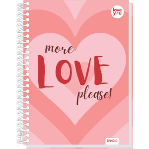 Caderno 01x1 Capa Dura Love 80fls-125551-68733