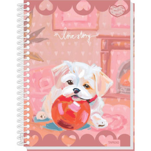 Caderno 01x1 Capa Dura Sweet Dreams 80fls Papel Carta-125553-18575