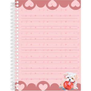 Caderno 01x1 Capa Dura Sweet Dreams 80fls Papel Carta-125553-58705