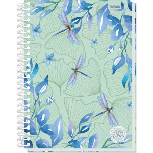 Caderno 10x1 Capa Dura Green Vibes 160fls-125550-47196