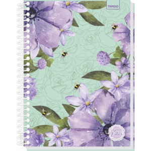 Caderno 10x1 Capa Dura Green Vibes 160fls-125550-71909