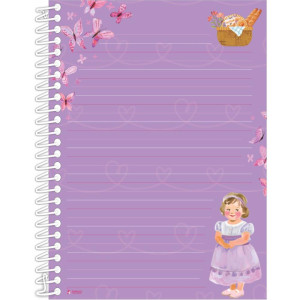 Caderno 10x1 Capa Dura Sweet Dreams 160fls Papel Carta-125554-60462