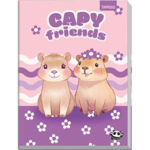 Caderno Brochura 1/4 Capa Dura Kawaii 96 Folhas-125568-11505