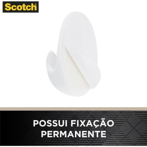 Gancho Plastico Scotch Plast. Extrema Med. C/3-117762-11918