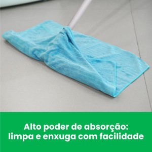 Pano De Limpeza Chao Azul Com 1-117768-18535