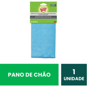 Pano De Limpeza Chao Azul Com 1-117768-64986