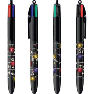 Caneta Esferografica 4 Cores Str. Things Temp 1a4 S-117797-82625