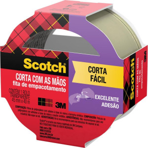 Fita Para Empacotamento Scotch Corta Facil 45mmx40m Tr-126904-44533
