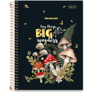 Caderno 01x1 Capa Dura Dreamland 80fls