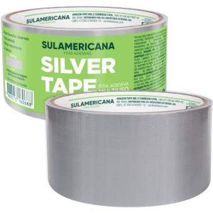 Fita De Alta Resistencia Silver Tape Prata 48mmx5m.