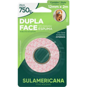 Fita Dupla Face Espuma 12mmx2m.-126069-52631