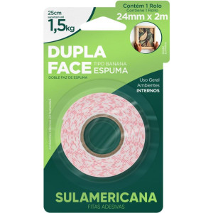 Fita Dupla Face Espuma 24mmx2m.-126071-36352