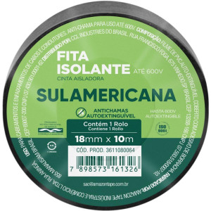 Fita Isolante 18mmx10m. Anti Chama-126067-72896