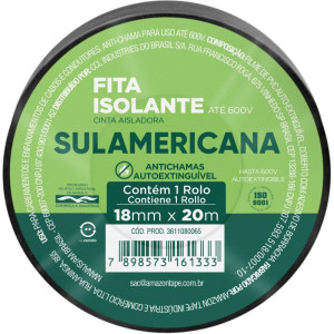 Fita Isolante 18mmx20m. Anti Chama-126068-34378