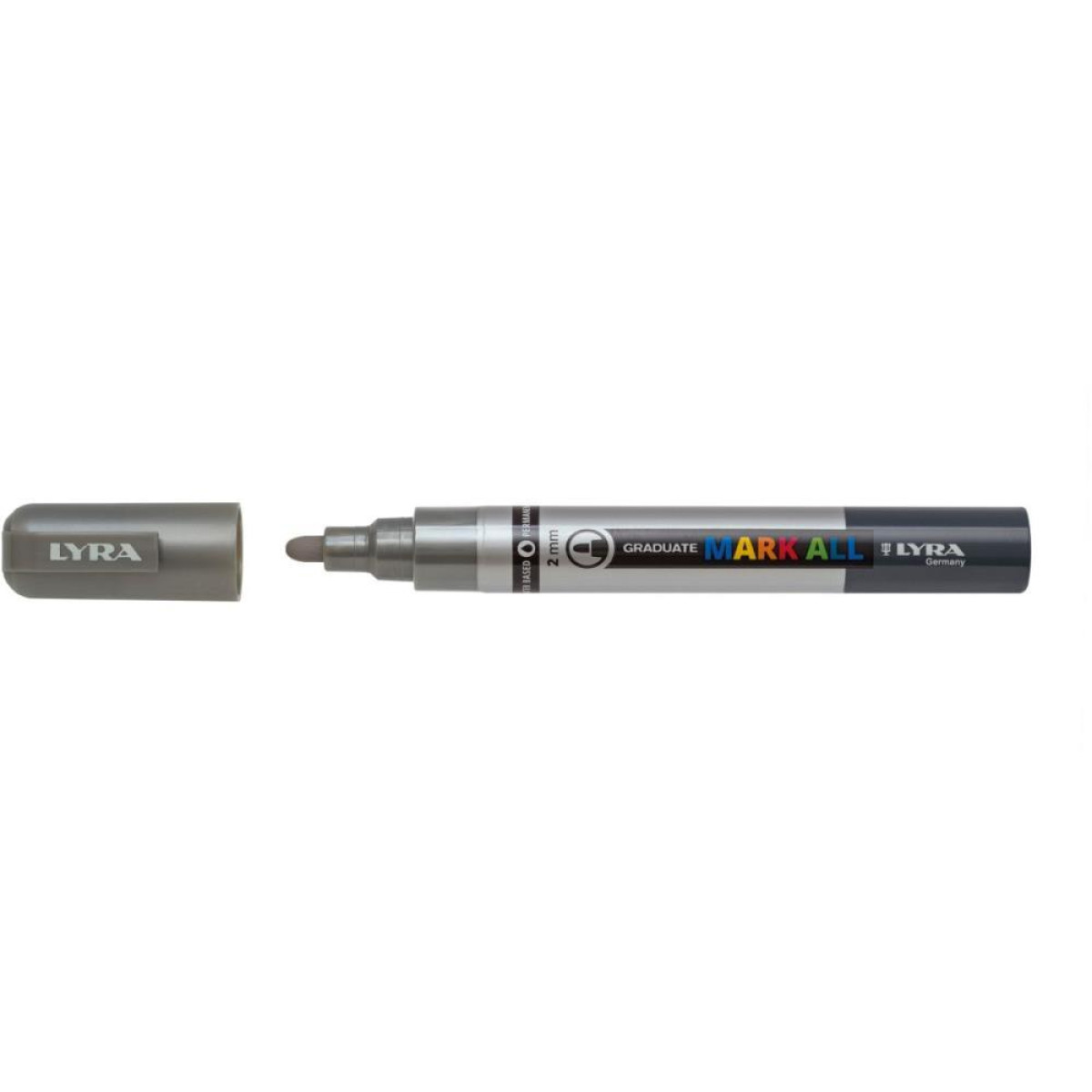Marcador Artistico Lyra Graduate Mark All Prateada 2mm-126820-12171