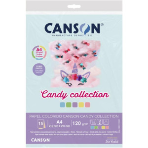 Papel A4 Color Candy Collection 5 Cores Sort. 120g