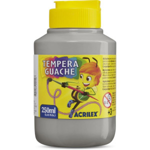 Tinta Guache 250ml Cinza