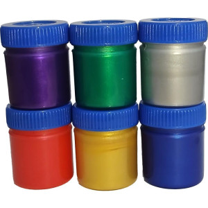 Tinta Guache Giotto Metalico 6cores 15ml-126815-69637
