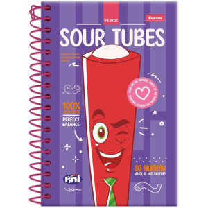 Caderneta Espiral Capa Dura Fini 1/8 80fls-126524-54207