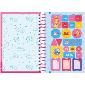Caderno Brochura 1/4 Capa Dura Fini 80f-126525-83726