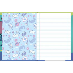 Caderno Brochura 1/4 Capa Dura Stitch 80f-126528-75846