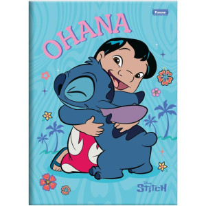 Caderno Brochura 1/4 Capa Dura Stitch 80f-126528-89894