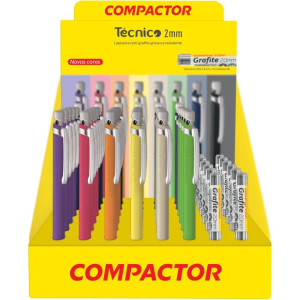 Lapiseira 2.0mm Expositor Tecnico C/apontador