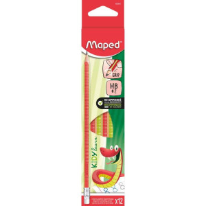 Lapis Preto Triangular Kidy Learn Grip Hb C/borracha