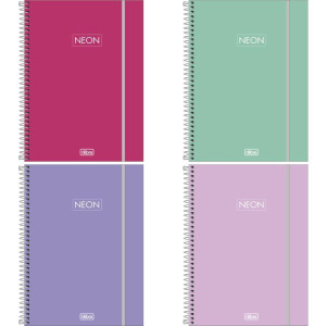 Caderno 10x1 Capa Dura Neon Fit 160fls Pp Feminino