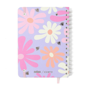Agenda/planner 2026 Wire-o Melissa Color Bloomy A5-126836-46526