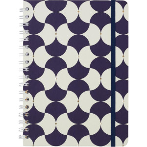 Caderno 01x1 Cp.dura Colegial Bossa Nova Boemia Azul 80f