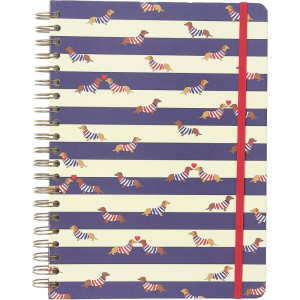 Caderno 10x1 Cp.dura Colegial Praia Cachorros 160f