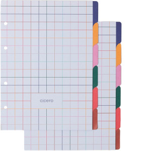 Fichario Cartonado Praia Cachorros 170x240mm-126845-89057