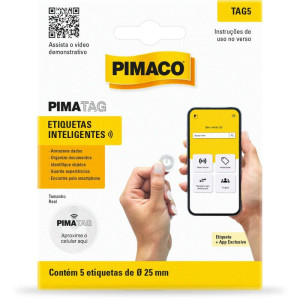 Etiqueta Inteligente Pimatag Nfc Tecno 25mm C/05 Un
