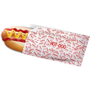 Embalagem Para Alimentos Saco Fundo Hotdog 11x20x2cm