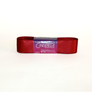 Fita De Cetim 22mm 10m. Vermelho