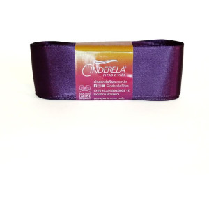Fita De Cetim 38mm 10m. Roxo