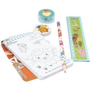 Kit Escolar Fazenda Animada C/4 Pecas-127064-55515