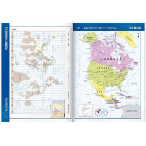 Livro Atlas Geografico Escolar 68pag-127070-98686