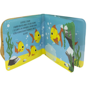 Livro Para Banho Amiguinhos Do Mar 16x14cm 6pag-127079-17502