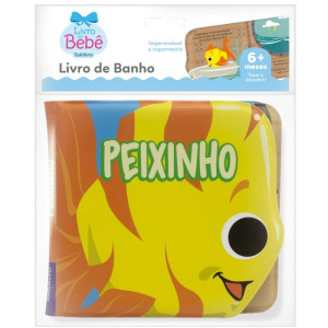 Livro Para Banho Amiguinhos Do Mar 16x14cm 6pag