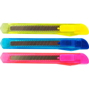 Estilete Estreito Plastico 9mm.-082156-28557