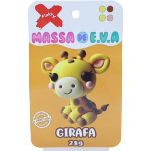 Massa De Eva Criativa Girafa C/04 Cores 28g