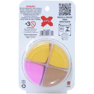 Massa De Eva Criativa Girafa C/04 Cores 28g-126640-70999