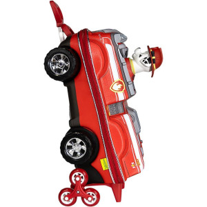 Mochila Infantil Com Rodinha Patrulha Canina Marshall Carro-126098-16394