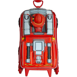 Mochila Infantil Com Rodinha Patrulha Canina Marshall Carro-126098-50051