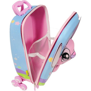 Mochila Infantil Com Rodinha Stitch Angel-126099-18842
