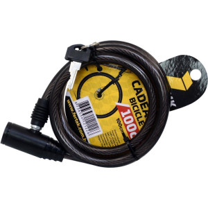 Acessorio Para Bicicleta Cadeado Preto 100cmx10mm-125370-19698