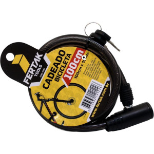 Acessorio Para Bicicleta Cadeado Preto 100cmx10mm-125370-56915