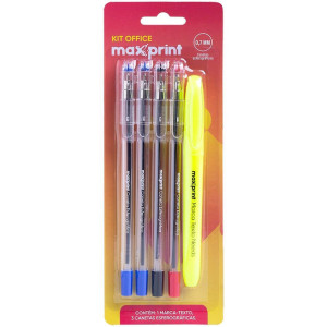 Kit Escolar Office C/5 Itens-127505-95935